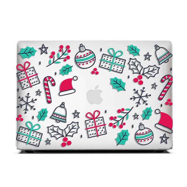 Macbook Case-Limited Edition Christmas Pattern-colourbanana