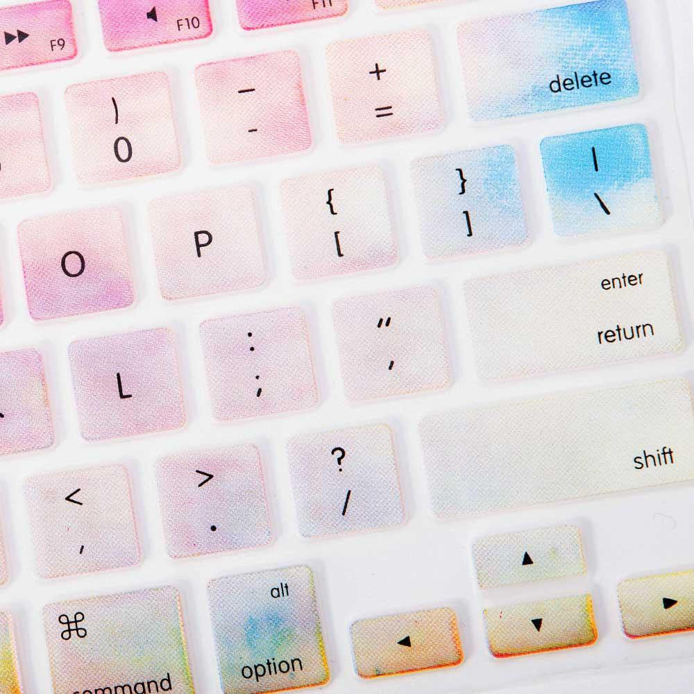 Macbook Keyboard Cover - Pink Galaxy - colourbanana