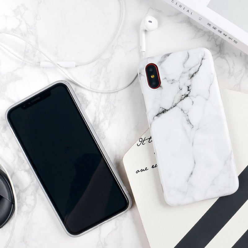 iPhone XS/Xs Mas/XR Package - White Marble - colourbanana