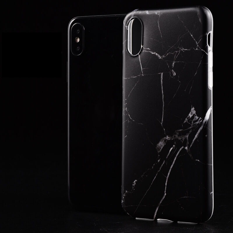 iPhone XS/Xs Mas/XR Package - Honed Black Marble - colourbanana