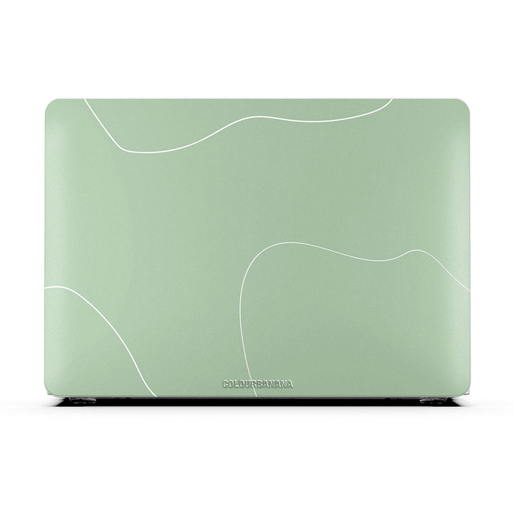 MacBook ケース - グリーン ミニマリスト