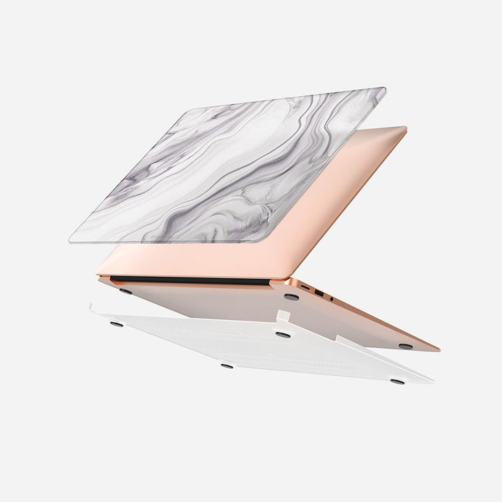 MacBook ケース - グレー グラナイト