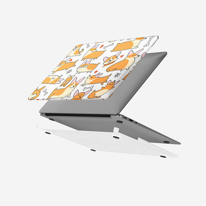 MacBook Case Set - Protective Jolly Corgis Air 13 M1 2020 - colourbanana