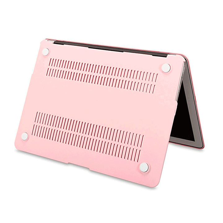 White Grid macbook air 2021 inch case from colourbanana – Colourbanana