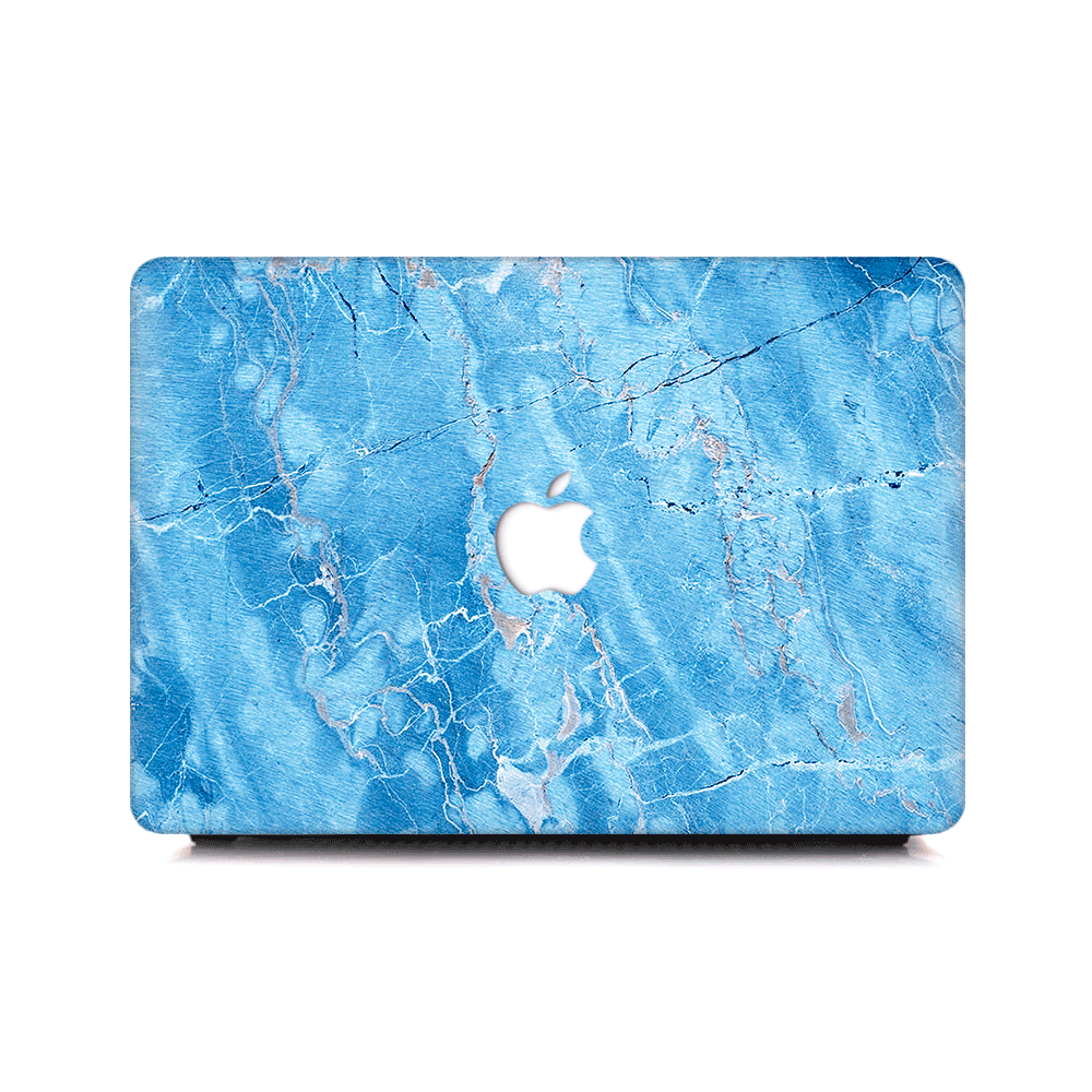 Macbook Case-Turquoise Marble-colourbanana