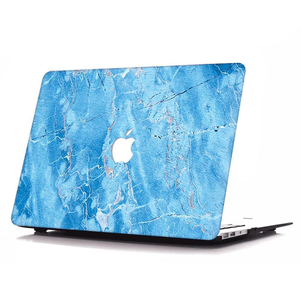Macbook Case-Turquoise Marble-colourbanana