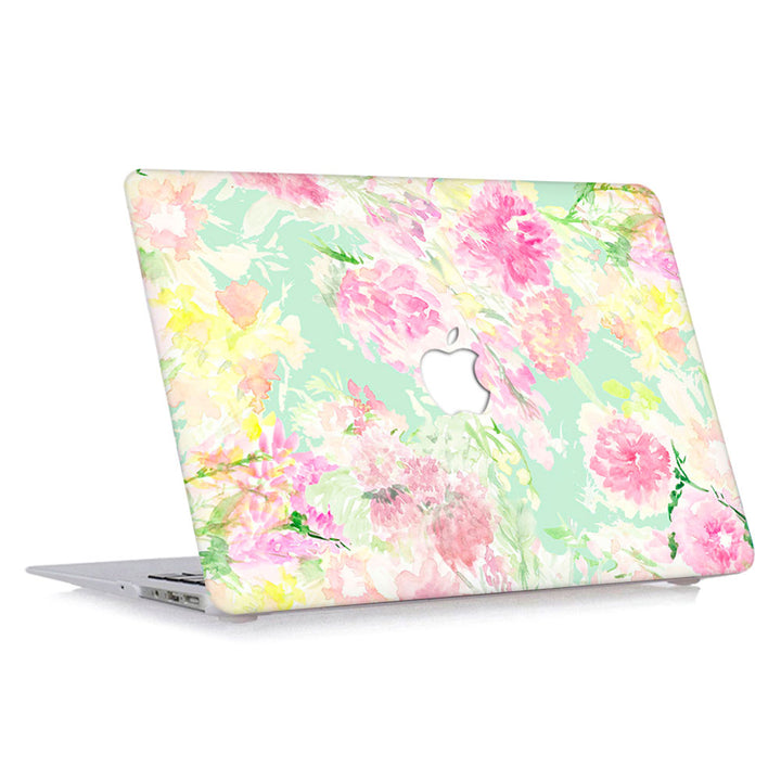Macbook Case-Abstract Floral-colourbanana