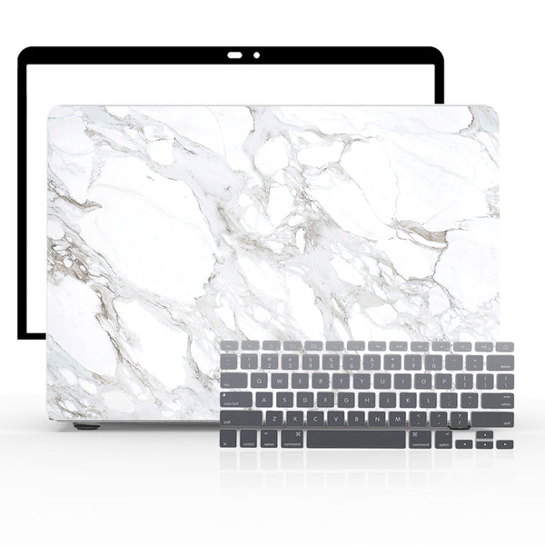 MacBook Case Set - 360 Olympic White Marble - colourbanana