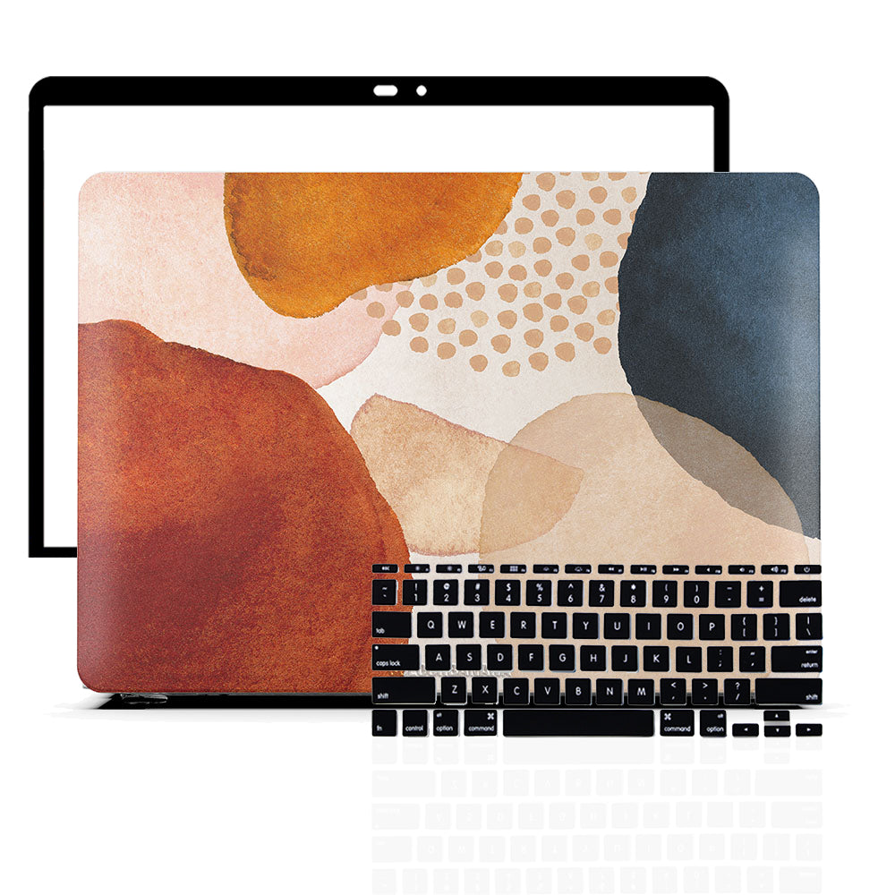 Macbook Case Set - 360 Terracotta - colourbanana