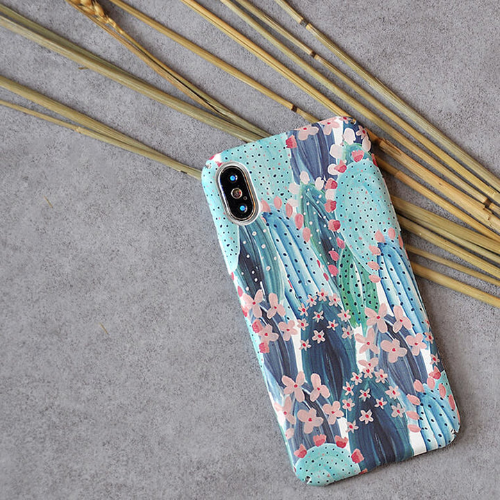 iPhone Case -  Summer Cute Cactus - colourbanana