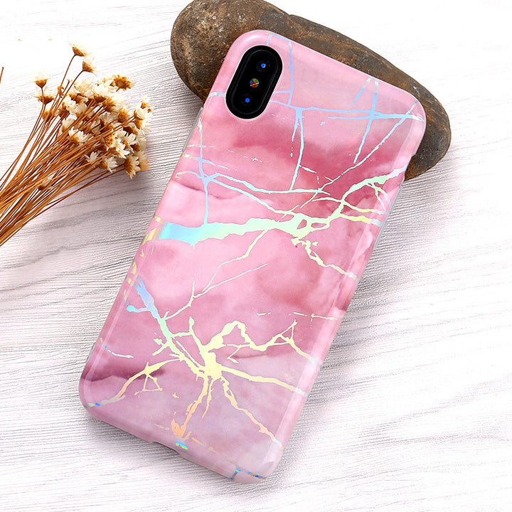 iPhone Case - Holo Pink Marble - colourbanana