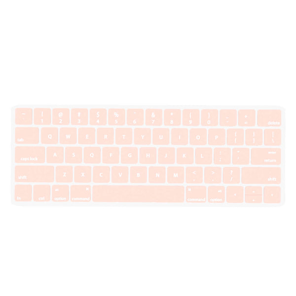 Macbook Keyboard Cover - Peach Cream - colourbanana