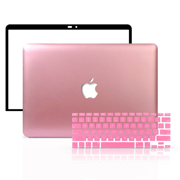 MacBook Case Set - 360 Wine Red Pro 13 2012 - 2015 - colourbanana