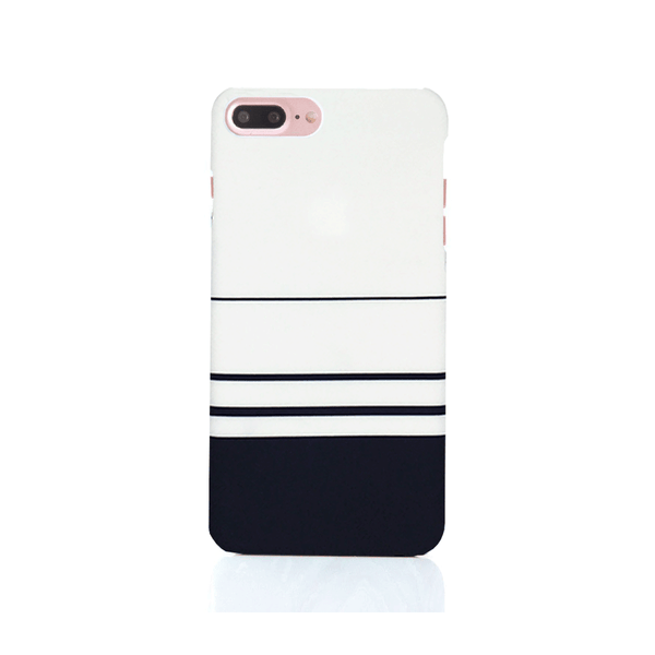 iPhone Case - Black and White Initials - colourbanana