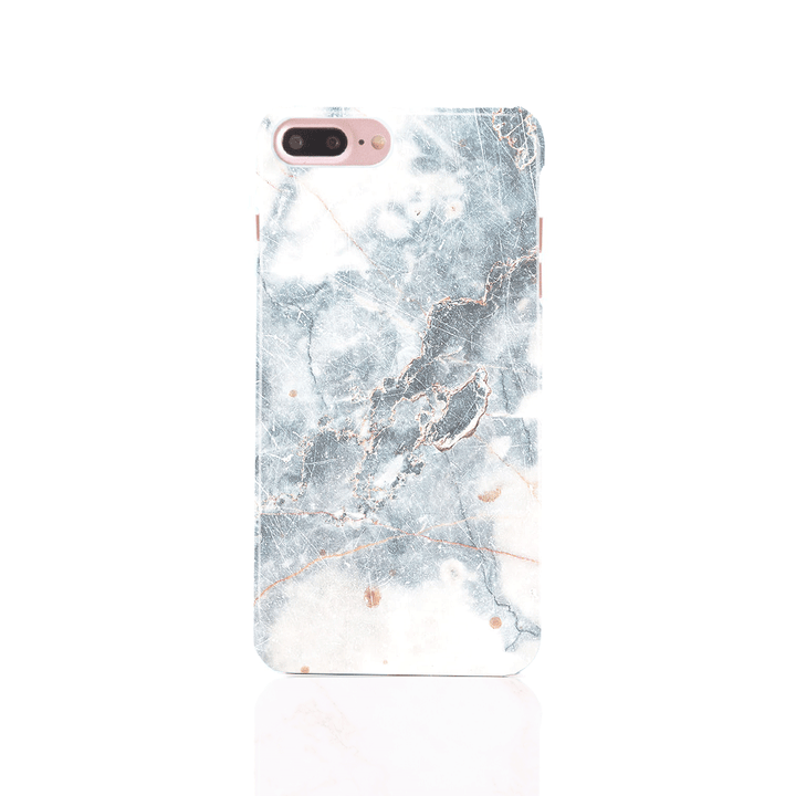 iPhone Case - Retro White Marble - colourbanana