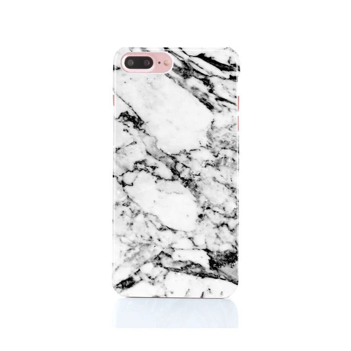 iPhone Case - Elegant Black and White Marble - colourbanana