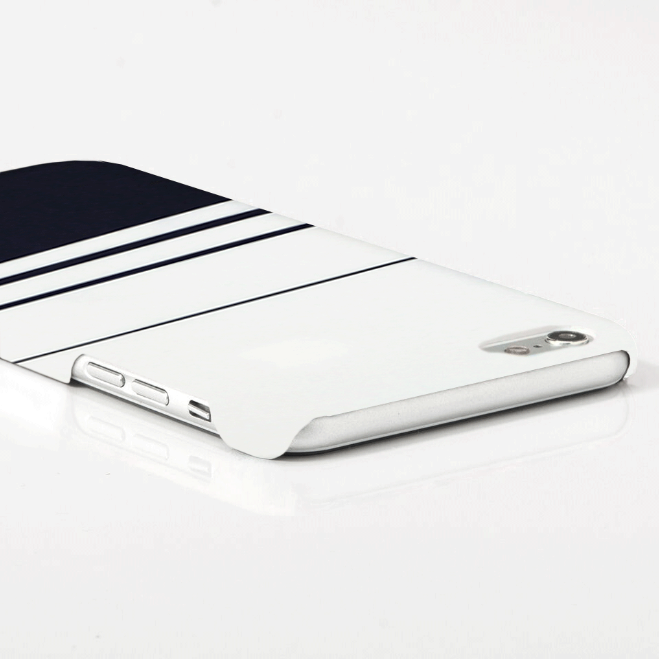 iPhone Case - Black and White Initials - colourbanana